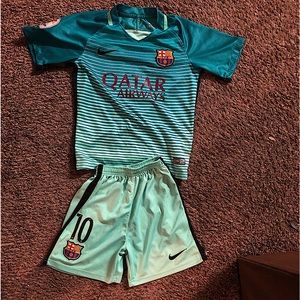 Nike Dri-Fit Messi youth soccer outfit